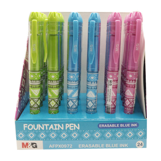 M&G Fountain Pen Erasable blue ink