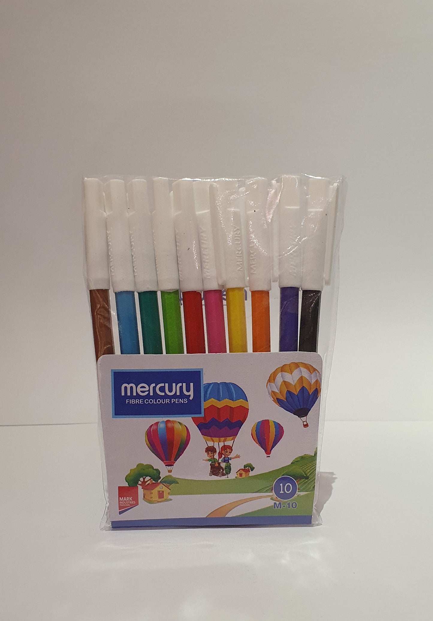 MERCURY FIBER TIP MARKER COLOUR 10PC SET