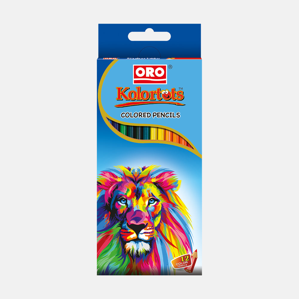 Kolortots Pack of 12 Color Pencils Box