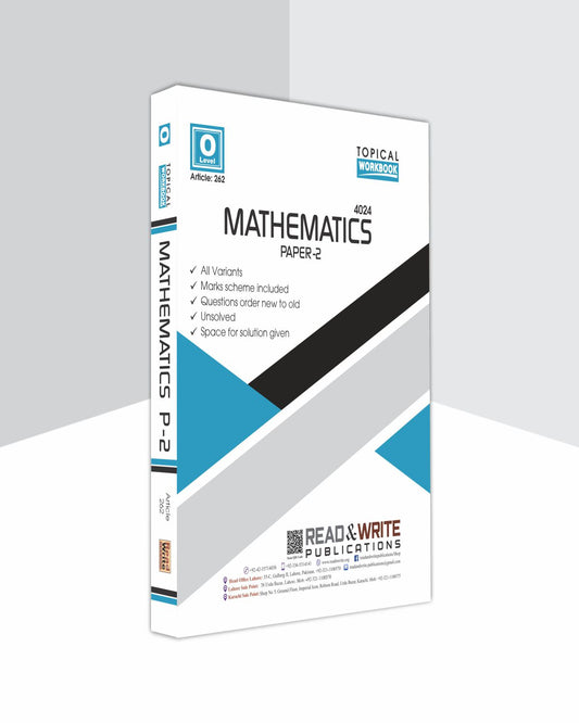 4024 Mathematics Paper-2 (Topical Workbook)