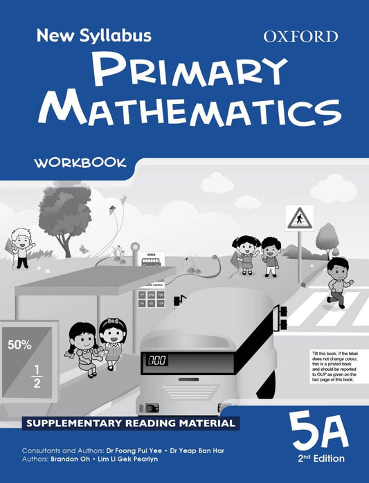 New Syllabus Primary Math Workbook 5A - (2nd Edition)