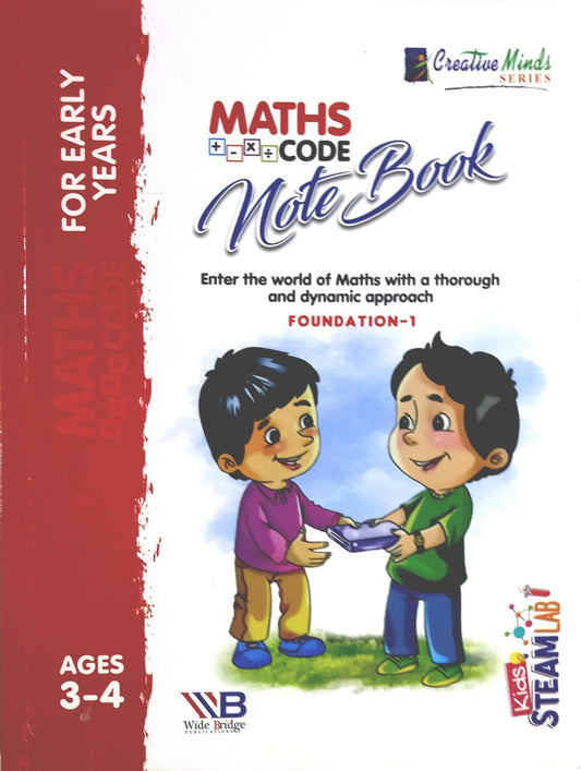 Math Code Notebook: Key Skills for Early Learners- Foundation 1- Ages 3-4