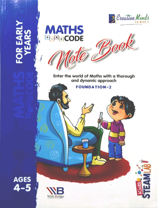 Math Code Notebook: Key Skills for Early Learners- Foundation 2- Ages 4-5