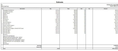 Level 4 RILLS (Complete Books & Notebooks)