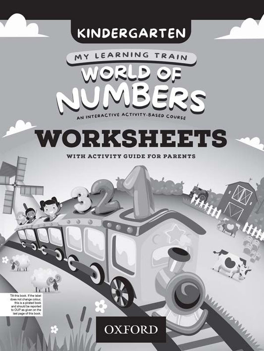 APSIS KG: My Learning Train: World of Numbers Workbook (Worksheets)