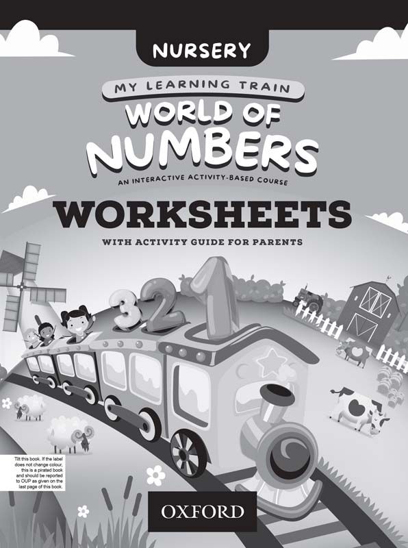 APSIS Nursery: My Learning Train: World of Numbers Workbook (Worksheets)